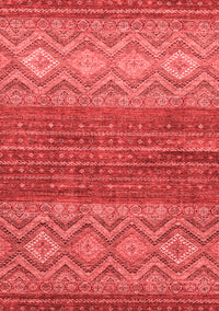 Abstract Red Modern Rug, abs2884red