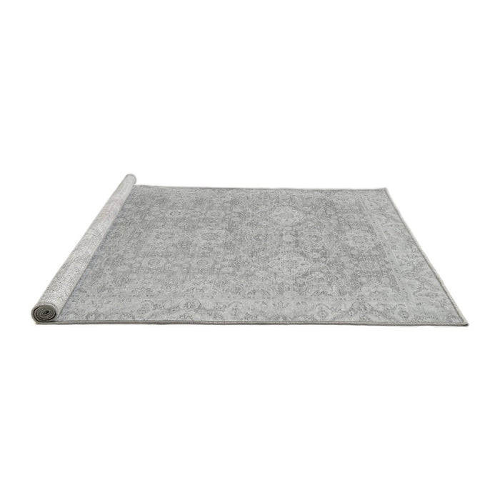 Sideview of Machine Washable Oriental Gray Traditional Rug, wshabs2885gry