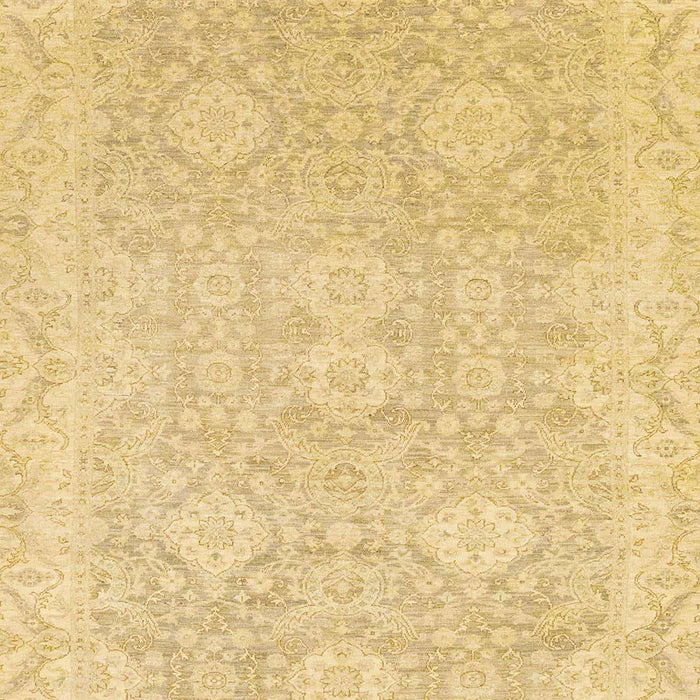 Machine Washable Abstract Chrome Gold Yellow Rug, wshabs2885