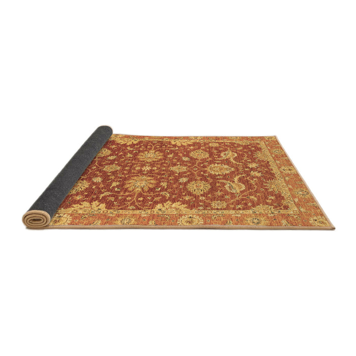 Sideview of Oriental Brown Traditional Rug, abs2886brn