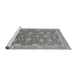 Sideview of Machine Washable Oriental Gray Traditional Rug, wshabs2886gry