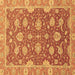 Square Oriental Brown Traditional Rug, abs2886brn