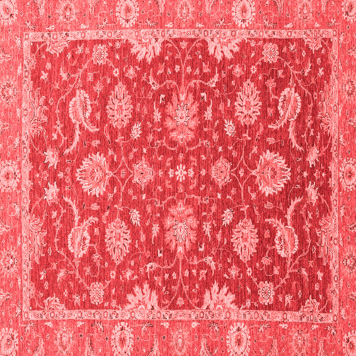 Machine Washable Oriental Red Traditional Rug, wshabs2886red