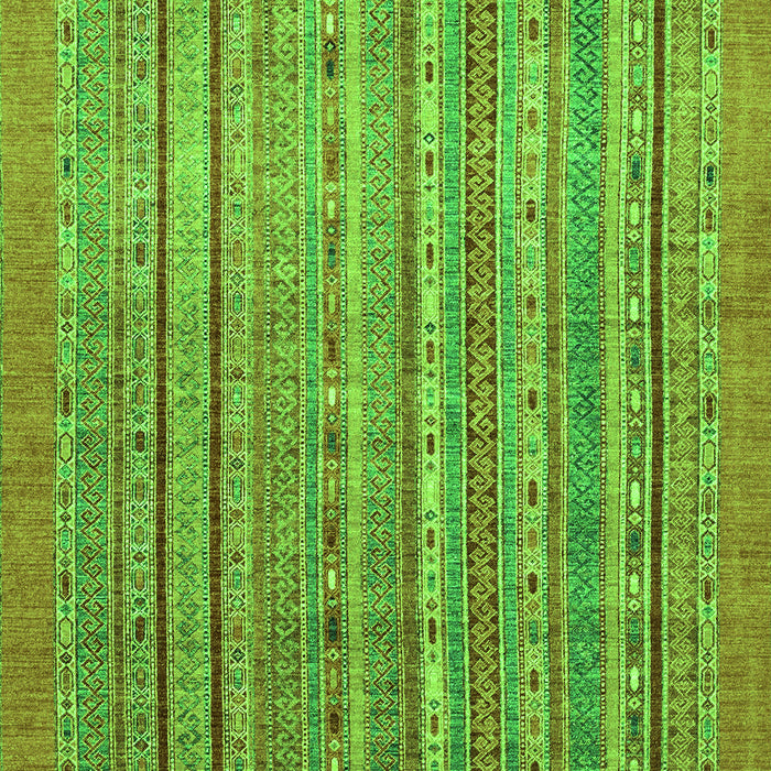 Machine Washable Abstract Green Modern Area Rugs, wshabs2887grn