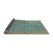 Sideview of Abstract Light Blue Modern Rug, abs2887lblu