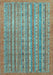 Abstract Light Blue Modern Rug, abs2887lblu