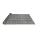 Sideview of Abstract Gray Modern Rug, abs2887gry