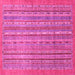 Square Abstract Pink Modern Rug, abs2887pnk