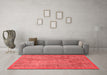 Modern Red Washable Rugs