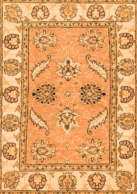 Abstract Orange Modern Rug, abs2888org