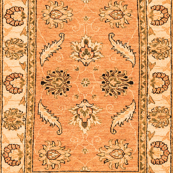 Abstract Orange Modern Rug, abs2888org