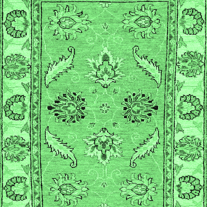 Abstract Emerald Green Modern Rug, abs2888emgrn