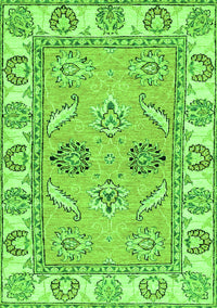 Abstract Green Modern Rug, abs2888grn