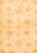 Abstract Orange Modern Rug, abs2889org