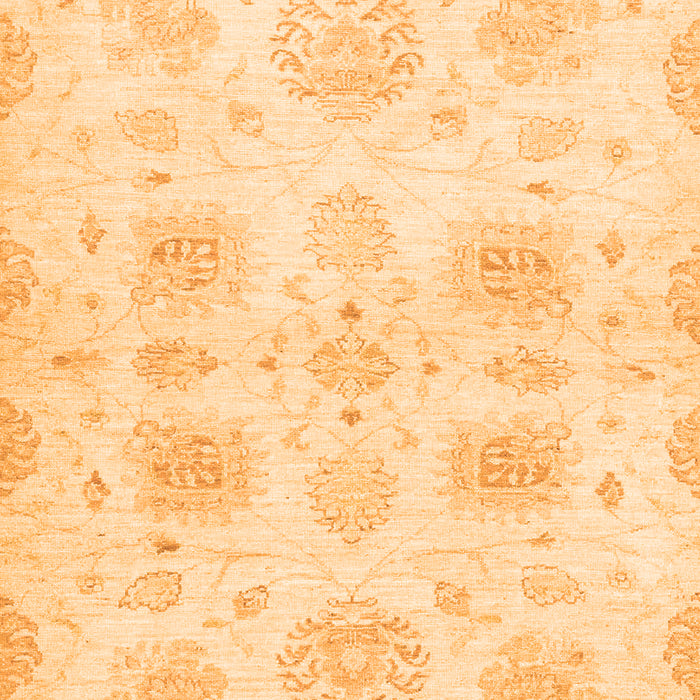 Abstract Orange Modern Rug, abs2889org