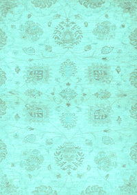 Abstract Light Blue Modern Rug, abs2889lblu