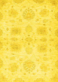 Abstract Yellow Modern Rug, abs2889yw