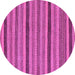 Round Oriental Purple Modern Rug, abs288pur