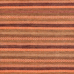 Square Machine Washable Abstract Orange Rug, wshabs288