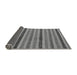 Sideview of Oriental Gray Modern Rug, abs288gry