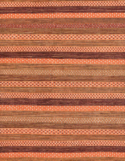 Abstract Orange Oriental Rug, abs288