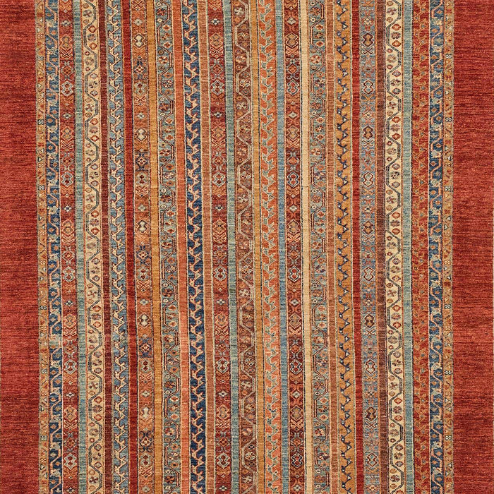 Abstract Red Modern Rug, abs2890