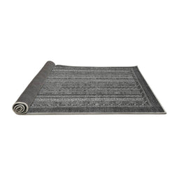 Sideview of Abstract Gray Modern Rug, abs2890gry
