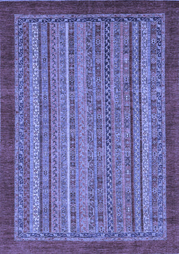 Abstract Blue Modern Rug, abs2890blu
