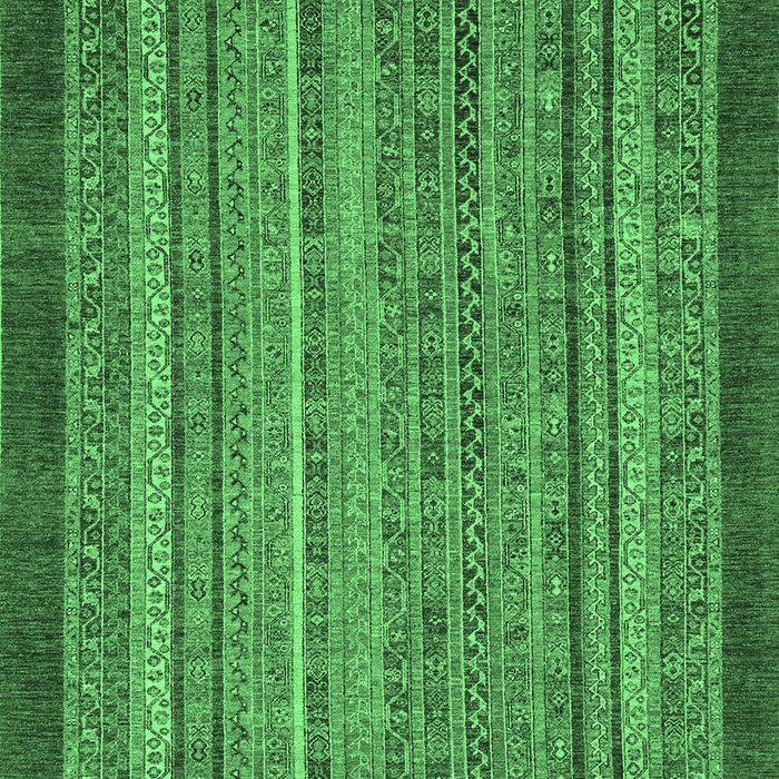Machine Washable Abstract Emerald Green Modern Area Rugs, wshabs2890emgrn