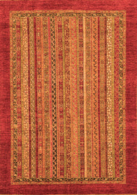 Abstract Orange Modern Rug, abs2890org