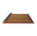 Sideview of Abstract Brown Modern Rug, abs2890brn