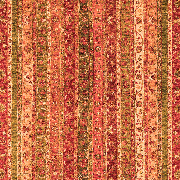 Abstract Orange Modern Rug, abs2891org