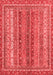 Abstract Red Modern Area Rugs