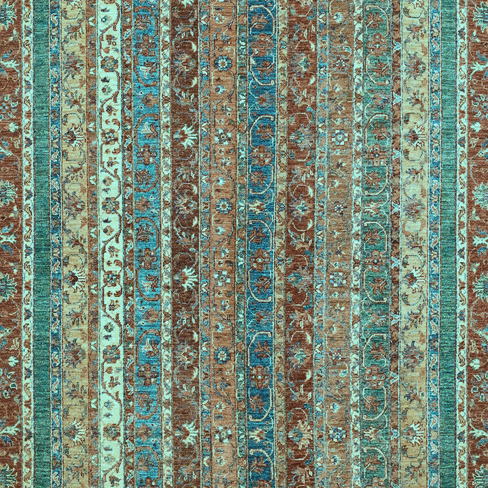 Machine Washable Abstract Light Blue Modern Rug, wshabs2891lblu