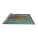 Sideview of Machine Washable Abstract Light Blue Modern Rug, wshabs2891lblu