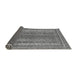 Sideview of Abstract Gray Modern Rug, abs2891gry