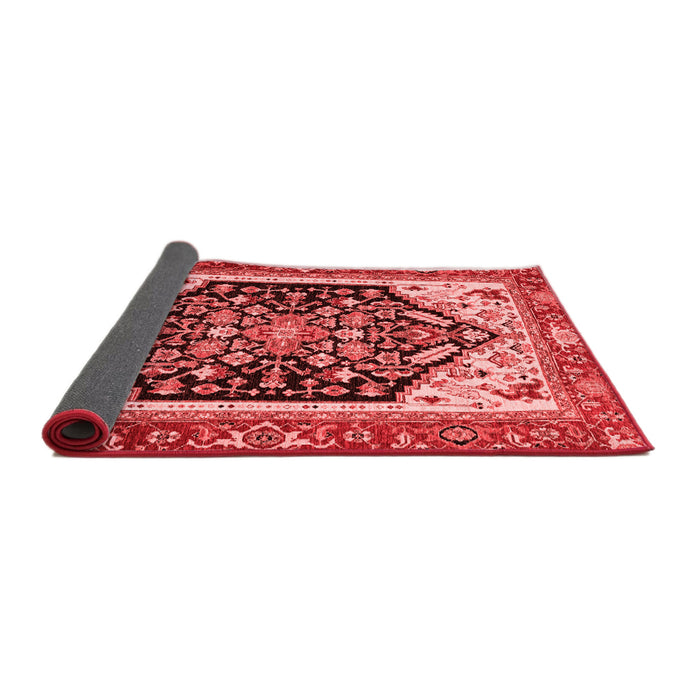 Abstract Red Modern Area Rugs