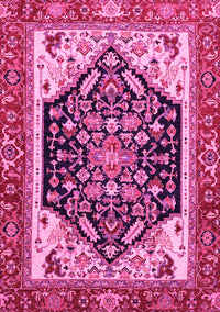 Abstract Pink Modern Rug, abs2892pnk