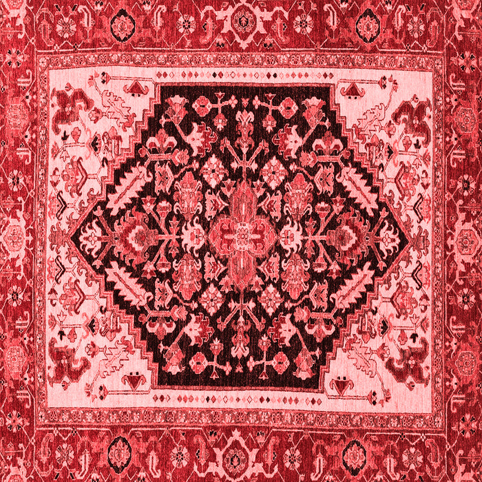 Abstract Red Modern Rug, abs2892red