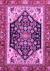 Abstract Purple Modern Rug, abs2892pur