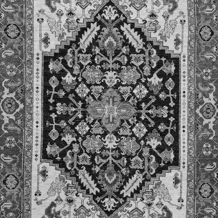 Machine Washable Abstract Gray Modern Rug, wshabs2892gry