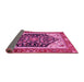 Sideview of Abstract Pink Modern Rug, abs2892pnk