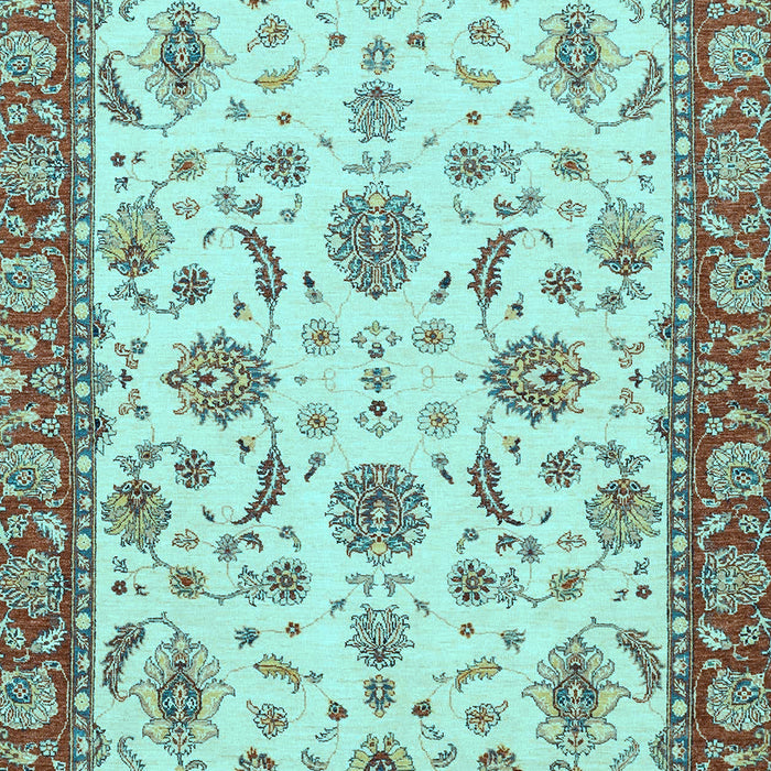 Oriental Light Blue Traditional Rug, abs2893lblu