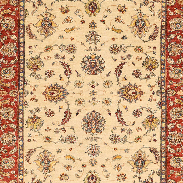 Machine Washable Abstract Red Rug, wshabs2893