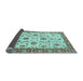 Sideview of Oriental Light Blue Traditional Rug, abs2893lblu