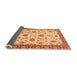 Sideview of Oriental Orange Traditional Rug, abs2893org