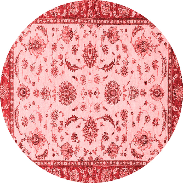 Machine Washable Oriental Red Traditional Rug, wshabs2893red