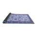 Sideview of Oriental Blue Traditional Rug, abs2893blu