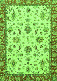 Oriental Green Traditional Rug, abs2893grn