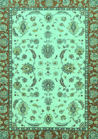 Oriental Turquoise Traditional Rug, abs2893turq